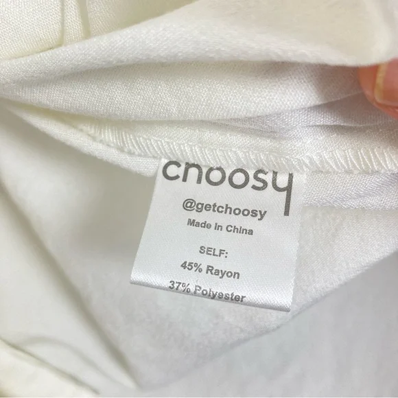 Choosy Crosby St White Plunging V Neck Tie Front Shirt Dress 0 - Picture 6 of 15